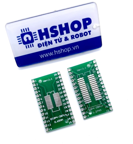Mạch ra chân SO-28 TSSOP-28 to DIP Breakout Board