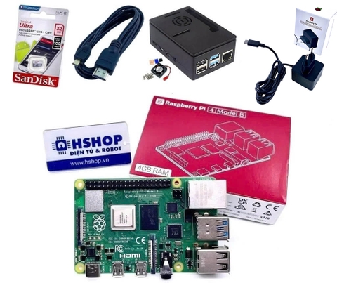 Combo Raspberry Pi 4 Model B Pro Kit