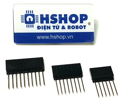 Rào cái đơn chân thẳng dài Arduino Shield 2.54mm PC104 female long pin header