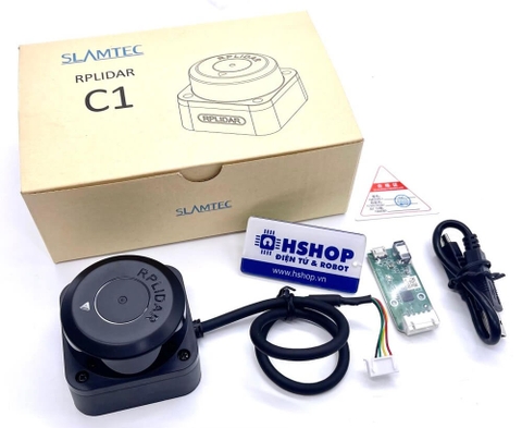 Cảm biến khoảng cách DTOF Lidar RPLIDAR C1M1 360° Laser Range Scanner