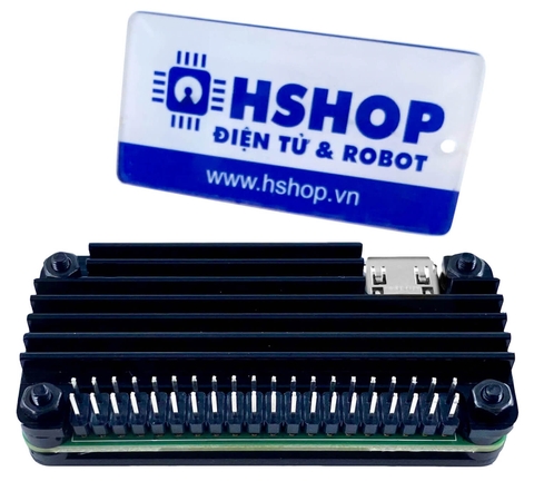 Vỏ Nhôm Nguyên Khối Raspberry Pi Zero 2 W Aluminum Heatsink Case with Color Header