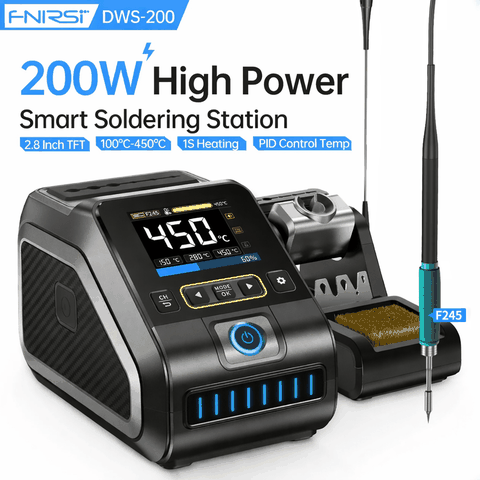 Trạm hàn FNIRSI® DWS-200 F245 200W High Power Smart Soldering Station