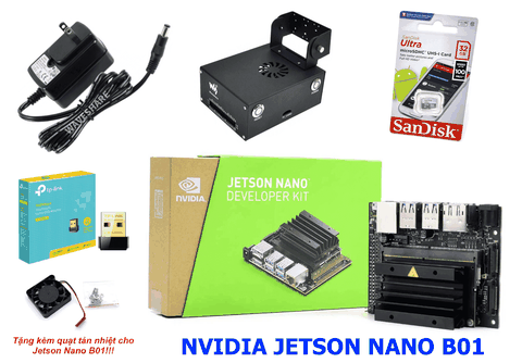 Combo NVIDIA Jetson Nano B01 Basic Kit