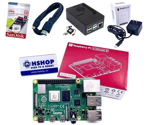 Combo Raspberry Pi 4 Model B Pro Kit