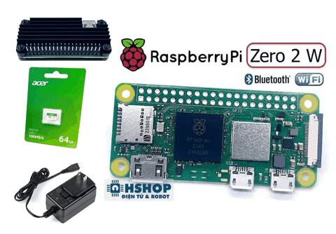Combo Raspberry Pi Zero 2 W Basic Kit