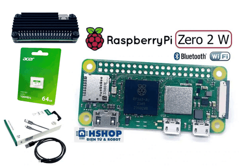 Combo Raspberry Pi Zero 2 W Basic Kit