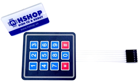 Bàn phím ma trận mềm 3x4 keypad