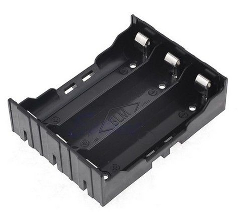 Hộp pin 3 X 18650 Battery Holder chấu hàn