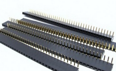 Rào cái đơn chân cong 2.54mm curve female pin header 1x40