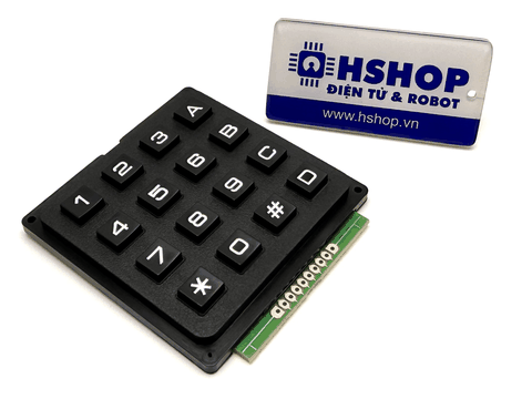 Module bàn phím ma trận nhựa cứng Keypad 4x4