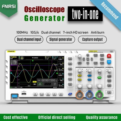 Máy đo hiện sóng FNIRSI® 1014D Dual Channel Digital Storage Oscilloscope