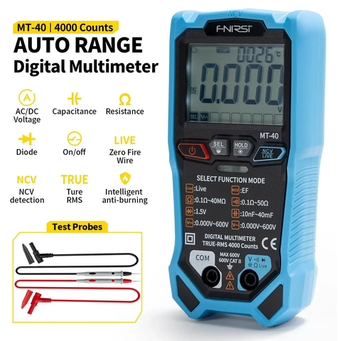 Đồng hồ vạn năng VOM tự động FNIRSI® MT-40 Smart Digital Multimeter