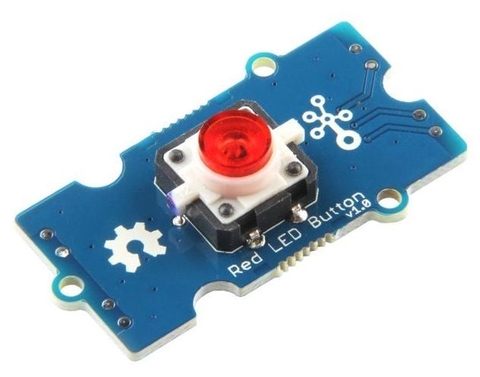 Grove - Red LED Button (Nút nhấn tích hợp đèn Led)