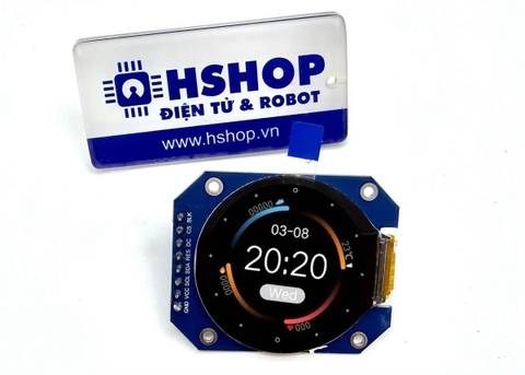 Màn hình LCD TFT 1.28 Inch tròn GC9A01 SPI Interface