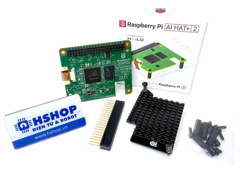 Raspberry Pi AI HAT+ 2, Hailo-10H 40 TOPS (INT4), 8GB RAM
