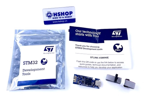 Mạch nạp STLINK-V3MINIE STLINK-V3 compact in-circuit debugger and programmer for STM32 chính hãng
