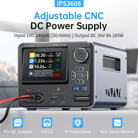 Bộ nguồn FNIRSI® IPS3608 AC-DC Intelligent Digital Control Power Supply