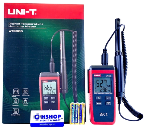 Máy đo nhiệt độ và độ ẩm Digital Temperature Humidity Meter UNI-T UT333S chính hãng
