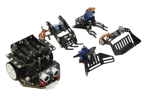 Bộ kit DFRobot micro:Maqueen Plus V2 (Ni MH Rechargeable Battery) with micro:Maqueen Mechanic