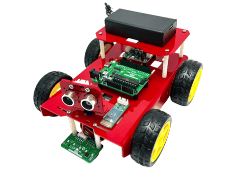 Khung xe MKE-R01 4WD Robot Car Chassis TT Motor