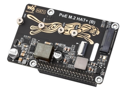 Mạch Waveshare PoE M.2 HAT+ (B) For Raspberry Pi 5