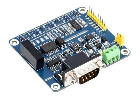 Mạch Waveshare Isolated RS485 RS232 Expansion HAT for Raspberry Pi, SPI Control
