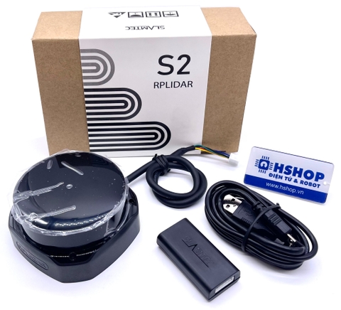 Cảm biến khoảng cách DTOF Lidar RPLIDAR S2M1-R2L (18m) 360° Laser Range Scanner