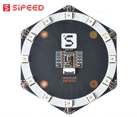 Sipeed 6+1 Mic Array Module, Sound Source Localization, Beamforming, Speech Recognition
