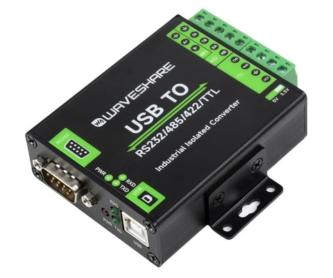 Waveshare FT232RNL USB TO RS232/485/422/TTL Interface Converter, Industrial Isolation