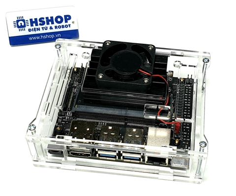 Vỏ case NVIDIA Jetson Nano kèm quạt