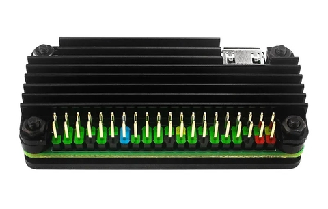Vỏ Nhôm Nguyên Khối Raspberry Pi Zero 2 W Aluminum Heatsink Case with Color Header