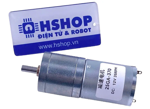 Động cơ DC giảm tốc GA25-370 DC Geared Motor 12V 35RPM