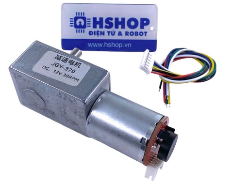 Động cơ DC Servo JGY370 High Torque Self-Lock DC Geared Motor 12VDC 30RPM