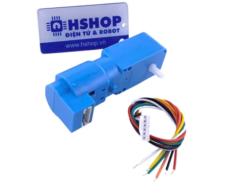 Động cơ DC Servo Geared TT Motor with Encoder Ratio 1:45