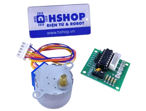 Động cơ bước 28BYJ-48 Stepper Motor + Driver ULN2003