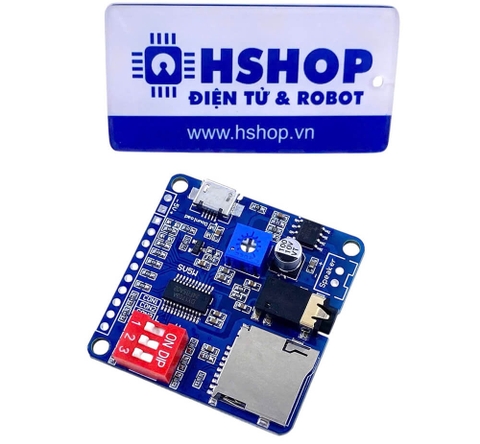 Mạch phát âm thanh DY-SV5W MP3 WAV Player UART tích hợp Amply 5W