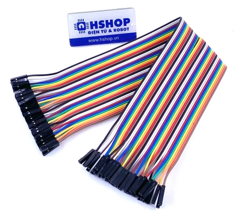 Dây Cắm Breadboard cái cái 30cm 40 sợi loại tốt (F-F Jumper Wire)