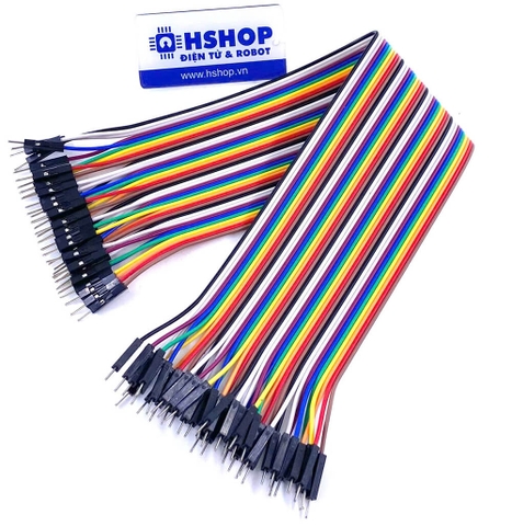 Dây Cắm Breadboard đực đực 30cm 40 sợi loại tốt (M-M Jumper Wire)