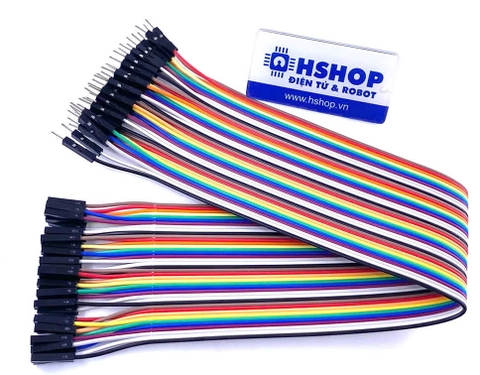 Dây Cắm Breadboard đực cái 30cm 40 sợi loại tốt (M-F Jumper Wire)