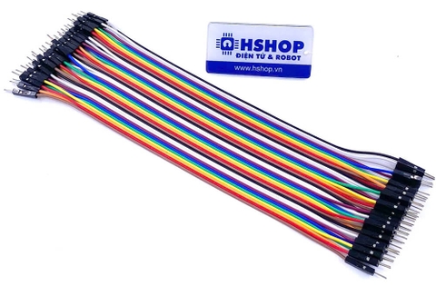Dây Cắm Breadboard đực đực 20cm 40 sợi loại tốt (M-M Jumper Wire)