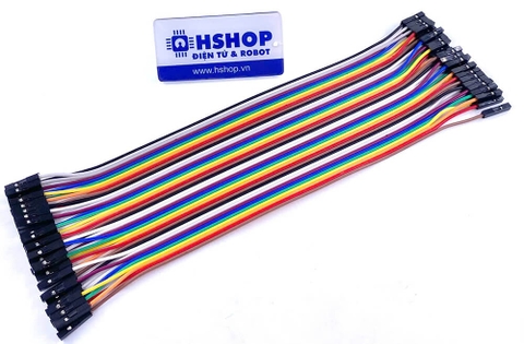 Dây Cắm Breadboard cái cái 20cm 40 sợi loại tốt (F-F Jumper Wire)