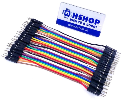 Dây Cắm Breadboard đực đực 10cm 40 sợi loại tốt (M-M Jumper Wire)