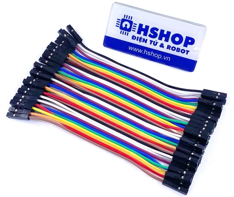 Dây Cắm Breadboard cái cái 10cm 40 sợi loại tốt (F-F Jumper Wire)