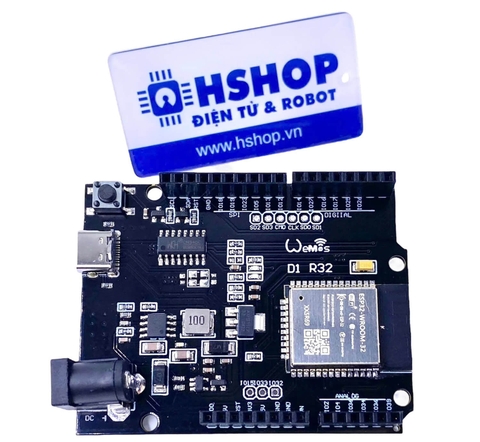 Kit Wifi BLE SoC ESP32 WeMos D1 R32 cổng USB C (Arduino Compatible)