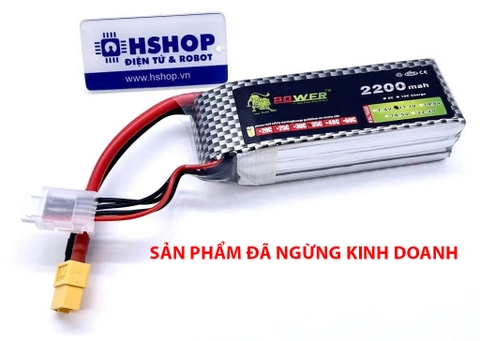 Pin sạc Lipo rechargeable battery Lion Power 11.1VDC 2200mAh 3S 35C XT60