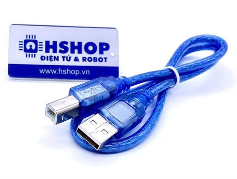 Cáp USB type B 50/100cm, cáp USB-B máy in