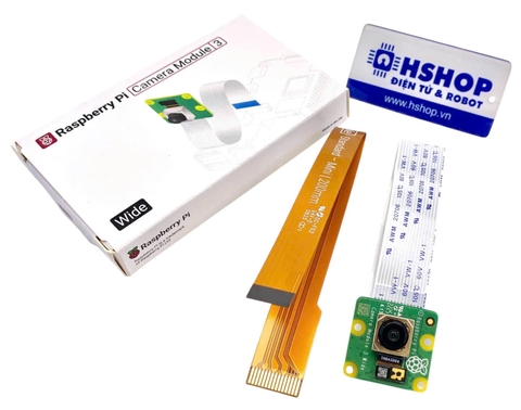 Raspberry Pi Camera Module 3 Wide 120° IMX708 12MP sensor and autofocus