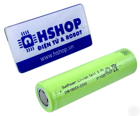 Pin Sạc 18650 Li-Ion Rechargeable Battery 3.7V 2000mAh 10C
