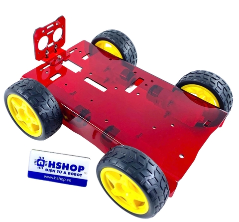Khung xe Robot Chasiss 4WD Car R1