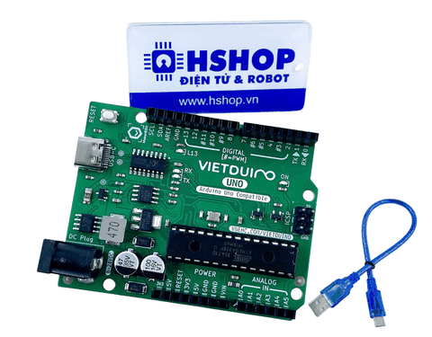 Mạch phát triển Vietduino Uno ATmega328P (Arduino Uno Compatible)